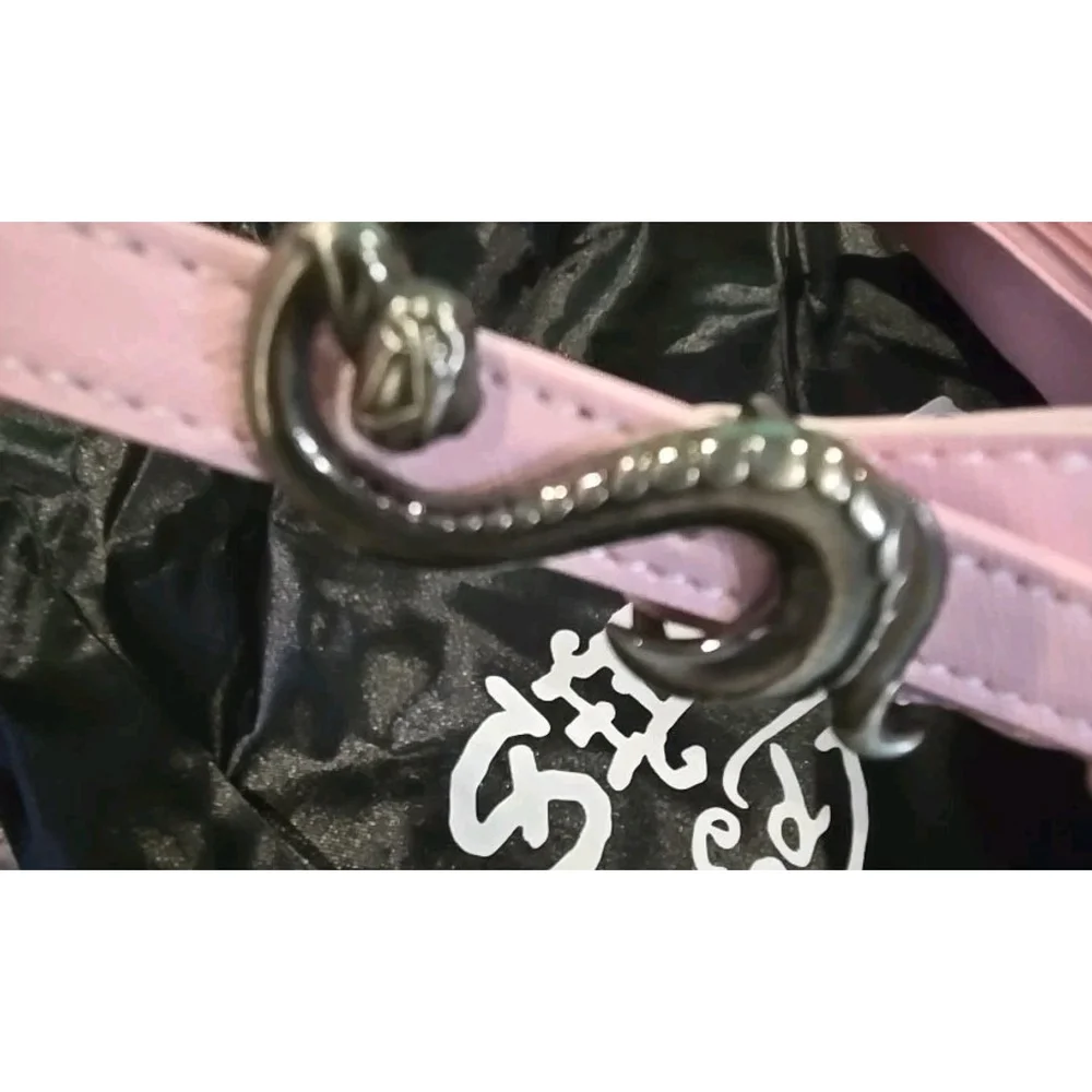 Ed Hardy x Siberia Hills limited Ed. Purse Bag NWOT Dust Cover Vibrant Pink (229
